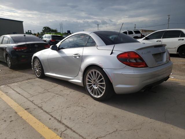 WDBWK73F56F100242 - 2006 MERCEDES-BENZ SLK 55 AMG SILVER photo 3