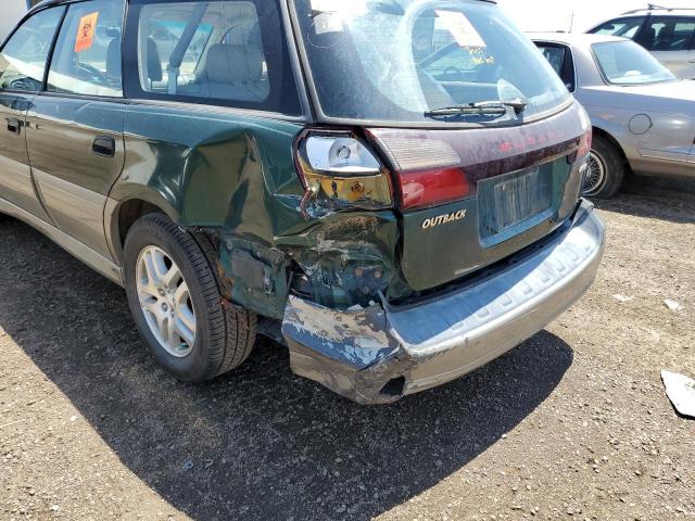 4S3BH665226615091 - 2002 SUBARU LEGACY OUT GREEN photo 9