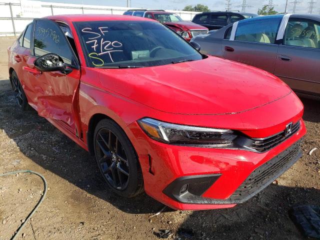 2HGFE2F5XNH590397 - 2022 HONDA CIVIC SPOR RED photo 1