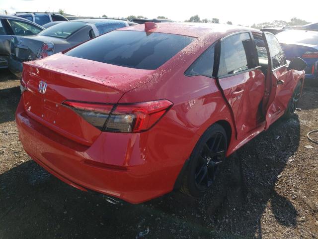 2HGFE2F5XNH590397 - 2022 HONDA CIVIC SPOR RED photo 4