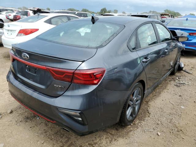 3KPF34AD8ME415901 - 2021 KIA FORTE GT L GRAY photo 4