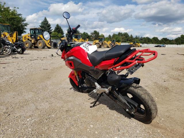 MLHJC7551J5001040 - 2018 HONDA GROM 125 RED photo 3