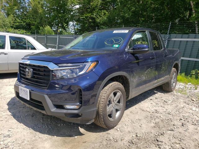 5FPYK3F52NB026455 - 2022 HONDA RIDGELINE RTL  photo 2