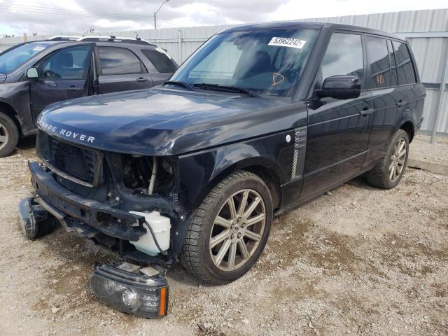 SALMF1E43BA350343 - 2011 LAND ROVER RANGE ROVE BLACK photo 2