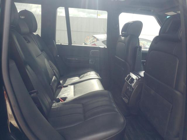 SALMF1E43BA350343 - 2011 LAND ROVER RANGE ROVE BLACK photo 6