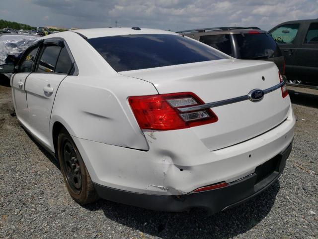 1FAHP2L84EG186674 - 2014 FORD TAURUS POL WHITE photo 3