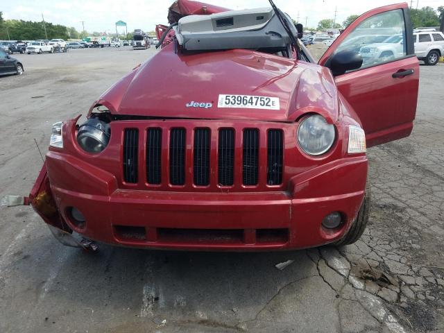1J8FF47W07D205324 - 2007 JEEP COMPASS RED photo 7