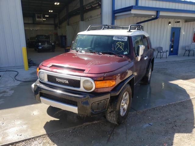 JTEZU11FX70018841 - 2007 TOYOTA FJ CRUISER BURGUNDY photo 2