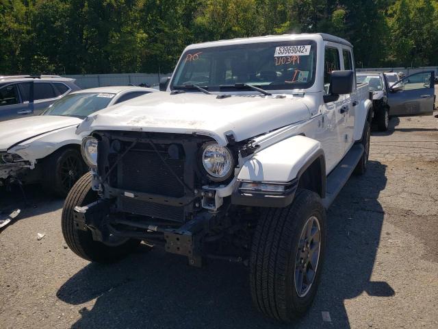 1C6HJTFG9LL210399 - 2020 JEEP GLADIATOR WHITE photo 2