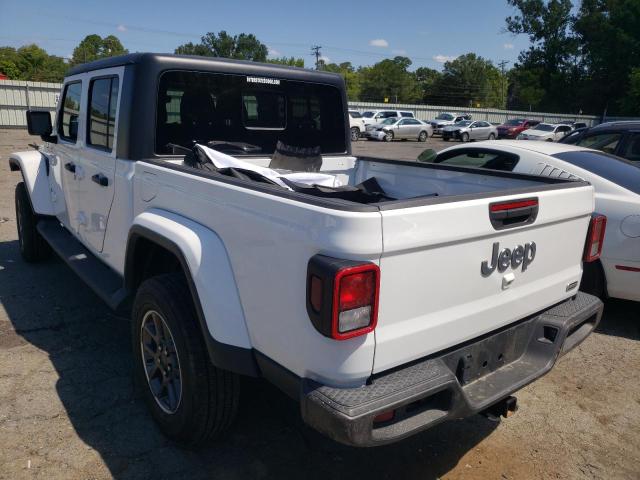 1C6HJTFG9LL210399 - 2020 JEEP GLADIATOR WHITE photo 3