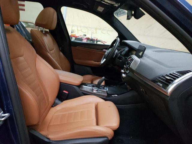 5UXTY5C09L9C53835 - 2020 BMW X3 XDRIVE3 BLUE photo 5