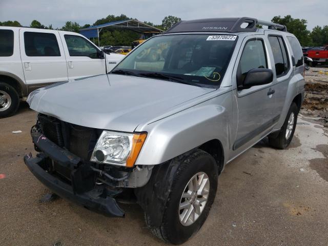 5N1AN0NU6EN802429 - 2014 NISSAN XTERRA X SILVER photo 2