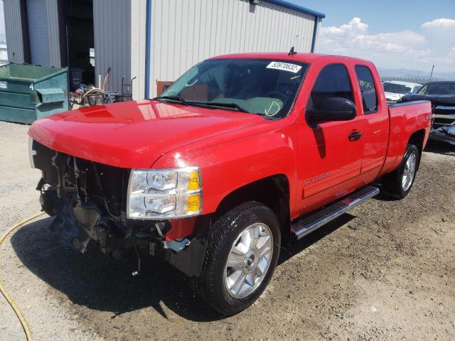 1GCRKSE78DZ293487 - 2013 CHEVROLET 1500 RED photo 2