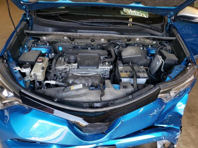 JTMJFREV0GD176173 - 2016 TOYOTA RAV4 SE BLUE photo 7