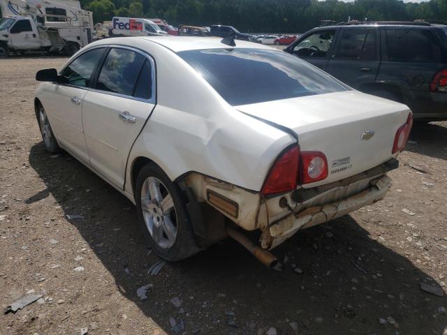 1G1ZC5E00CF283269 - 2012 CHEVROLET MALIBU 1LT 白色 照片 3