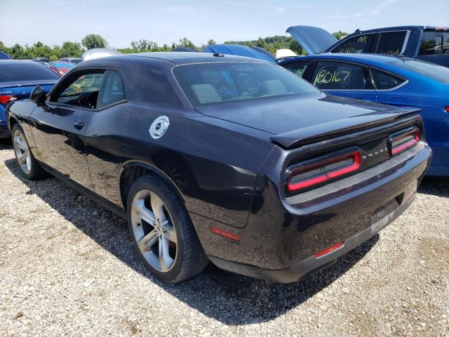 2C3CDZBT1HH568282 - 2017 DODGE CHALLENGER BLACK photo 3