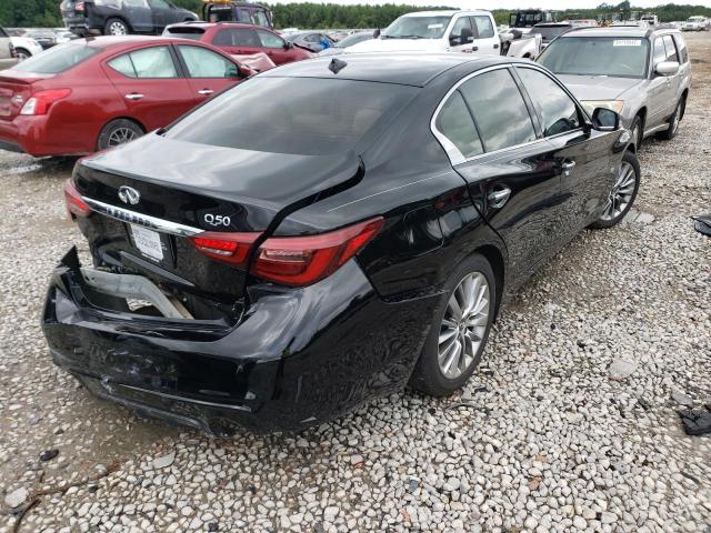 JN1EV7AP6KM510394 - 2019 INFINITI Q50 LUXE BLACK photo 4