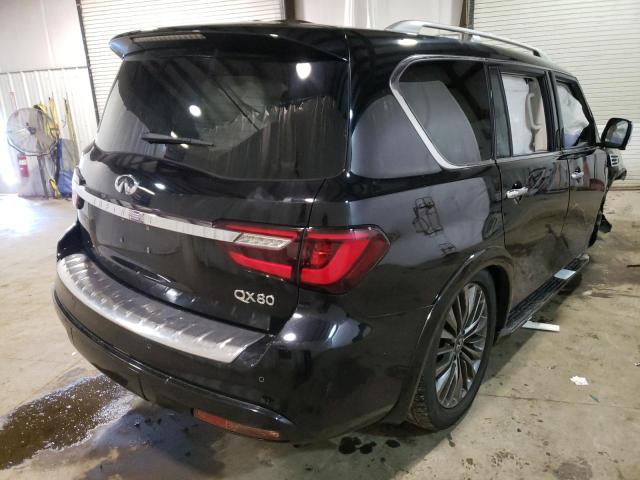 JN8AZ2NE0K9226424 - 2019 INFINITI QX80 LUXE BLACK photo 4