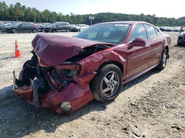 2G2WP522641130803 - 2004 PONTIAC GRAND PRIX MAROON photo 2