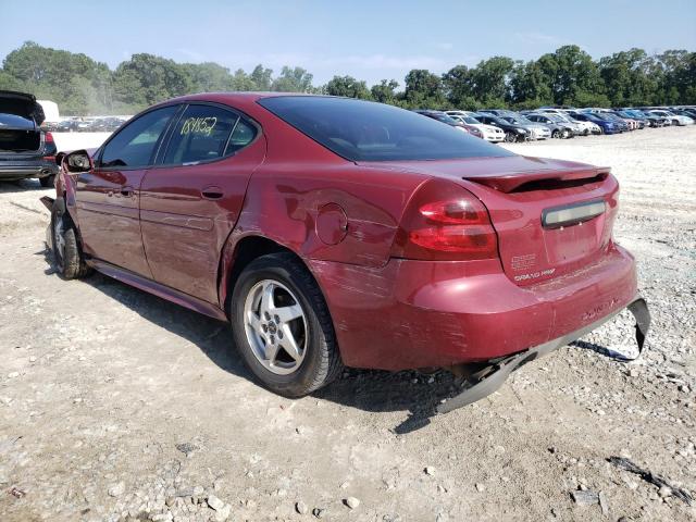 2G2WP522641130803 - 2004 PONTIAC GRAND PRIX MAROON photo 3