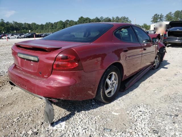 2G2WP522641130803 - 2004 PONTIAC GRAND PRIX MAROON photo 4