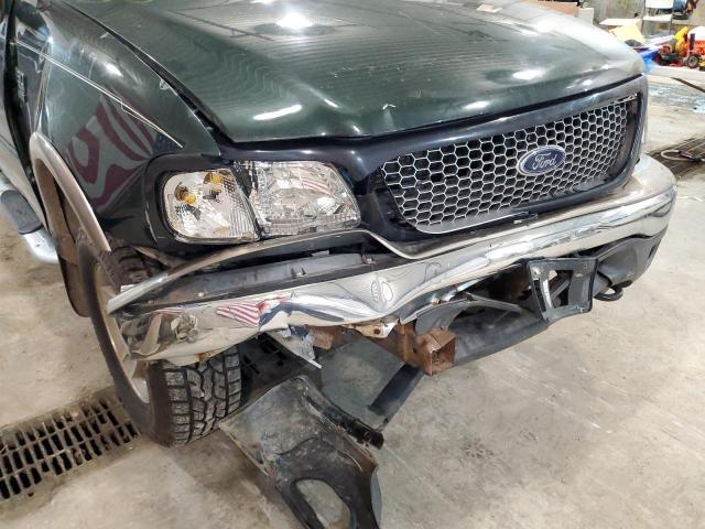 1FTRW08L03KB99872 - 2003 FORD F-150 GREEN photo 9