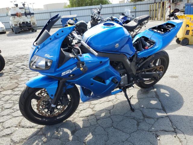 JS1VP53A792100501 - 2009 SUZUKI SV650 BLUE photo 2