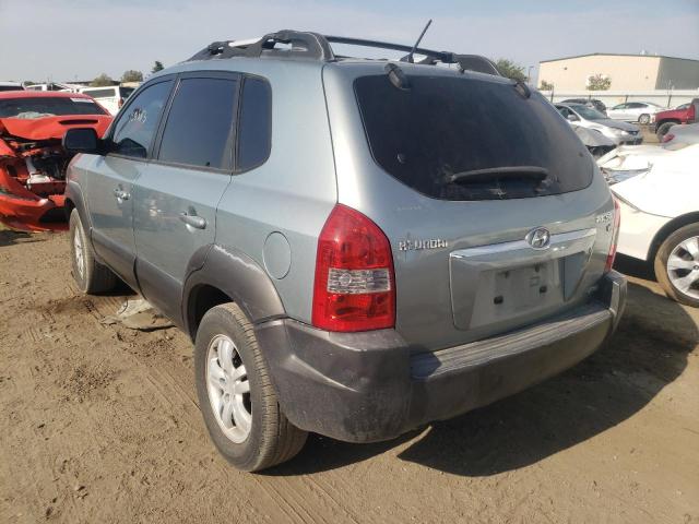 KM8JN72D57U556351 - 2007 HYUNDAI TUCSON SE BLUE photo 3