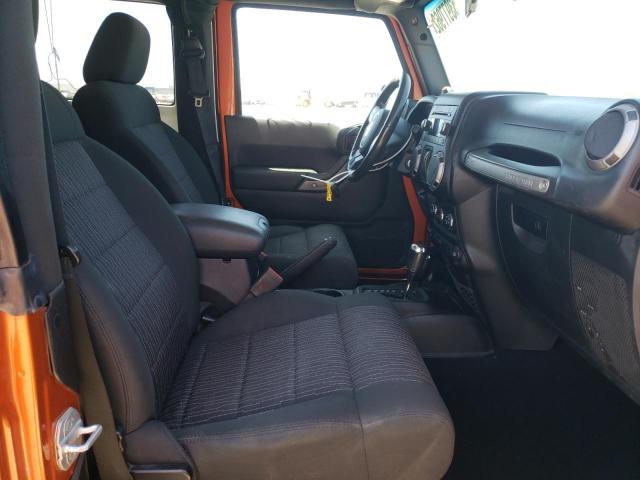 1J4AA2D12BL635331 - 2011 JEEP WRANGLER S ORANGE photo 5