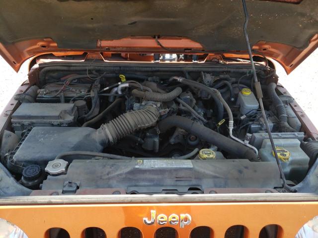 1J4AA2D12BL635331 - 2011 JEEP WRANGLER S ORANGE photo 7
