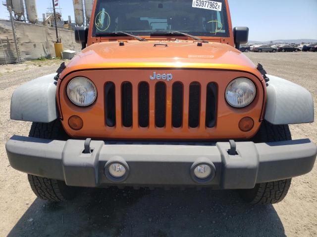 1J4AA2D12BL635331 - 2011 JEEP WRANGLER S ORANGE photo 9