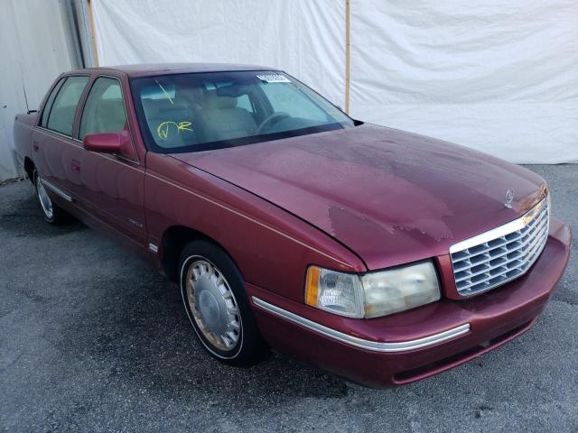 1G6KD54Y8XU718928 - 1999 CADILLAC DEVILLE RED photo 1