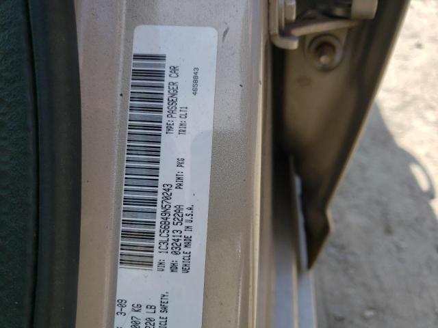 1C3LC56B49N570243 - 2009 CHRYSLER SEBRING TOURING  photo 10