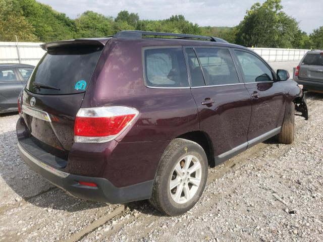 5TDZA3EH2DS042158 - 2013 TOYOTA HIGHLANDER BASE  photo 4