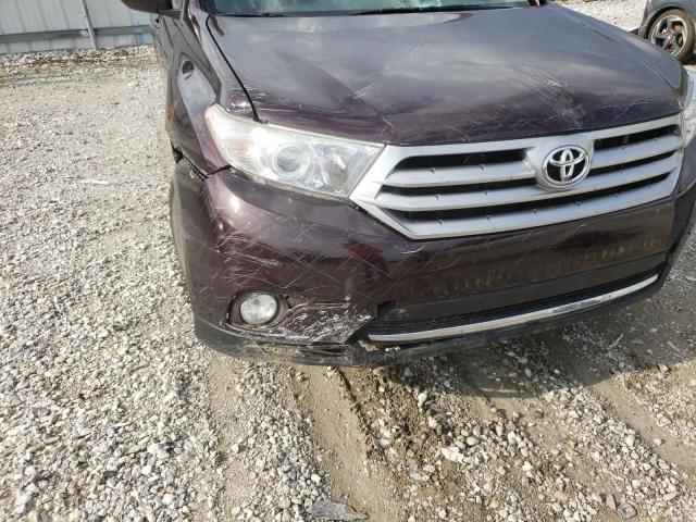 5TDZA3EH2DS042158 - 2013 TOYOTA HIGHLANDER BASE  photo 9