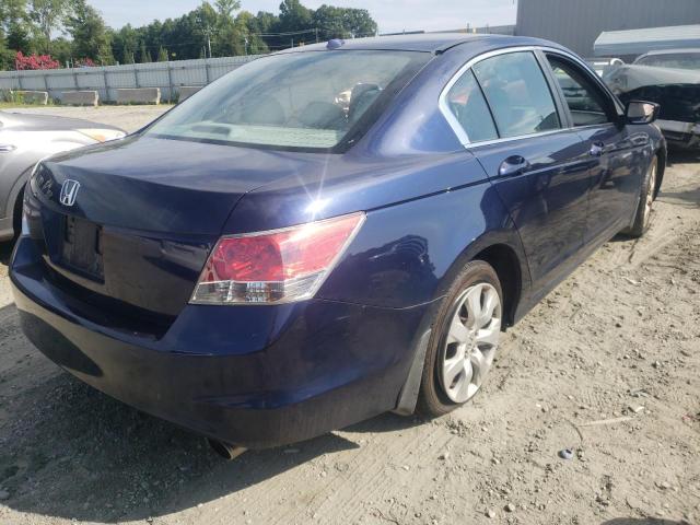 1HGCP26849A028684 - 2009 HONDA ACCORD EXL BLUE photo 4