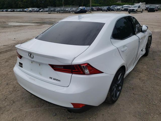 JTHBA1D24G5010615 - 2016 LEXUS IS 200T WHITE photo 4