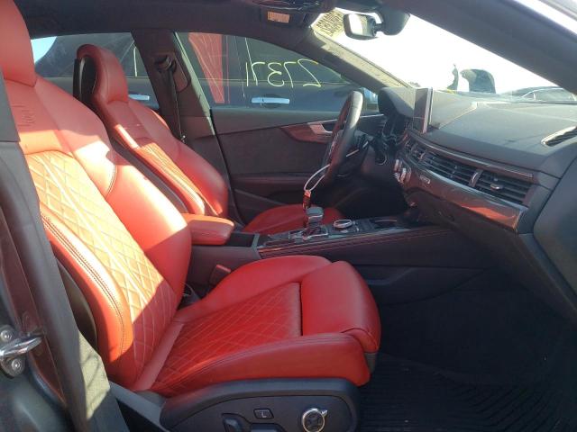 WAUC4CF58JA103357 - 2018 AUDI S5 PRESTIG CHARCOAL photo 5