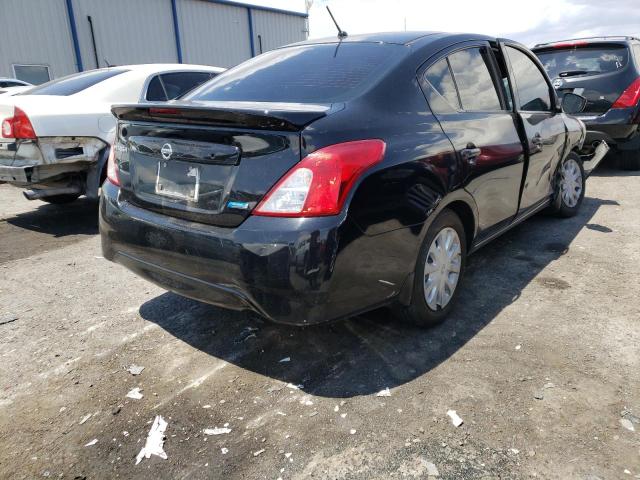 3N1CN7AP9GL858179 - 2016 NISSAN VERSA S BLACK photo 4