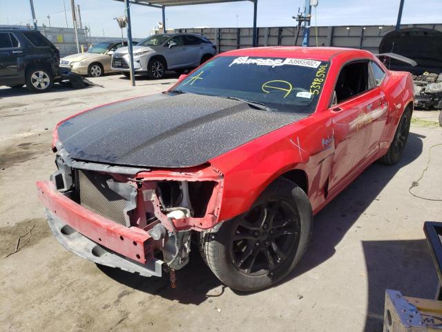 2G1FA1E34E9304731 - 2014 CHEVROLET CAMARO LS RED photo 2