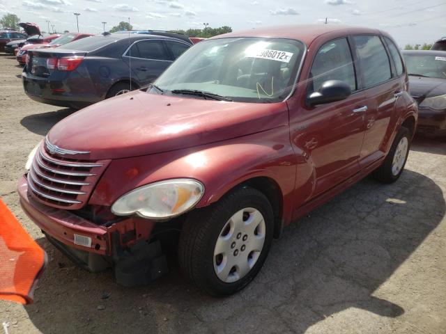 3A4FY58B66T372017 - 2006 CHRYSLER PT CRUISER RED photo 2