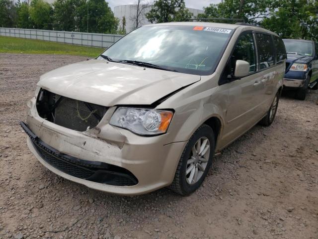 2C4RDGCG0GR176124 - 2016 DODGE GRAND CARAVAN SXT  photo 2