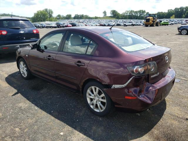 JM1BK32F971684430 - 2007 MAZDA 3 I MAROON photo 3