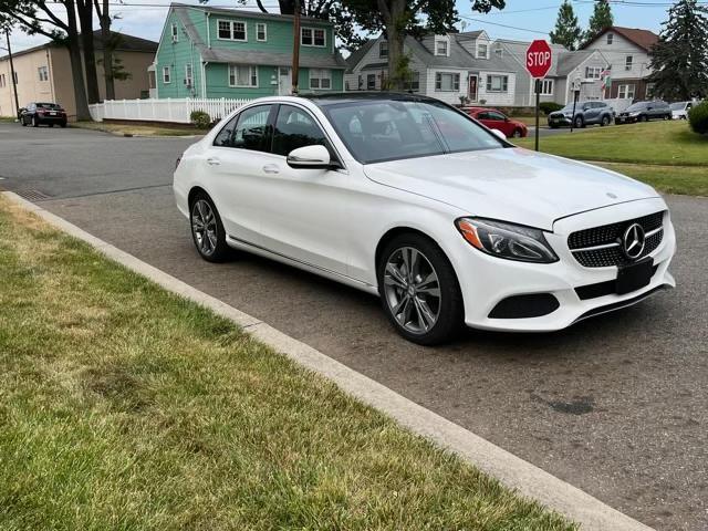 55SWF4HB8GU165200 - 2016 MERCEDES-BENZ C 350E WHITE photo 2