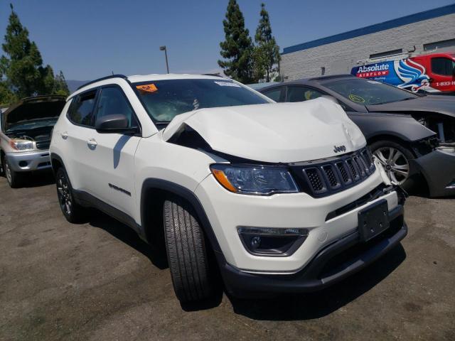 3C4NJCEB1MT526595 - 2021 JEEP COMPASS 80 WHITE photo 1