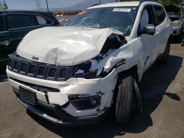 3C4NJCEB1MT526595 - 2021 JEEP COMPASS 80 WHITE photo 2