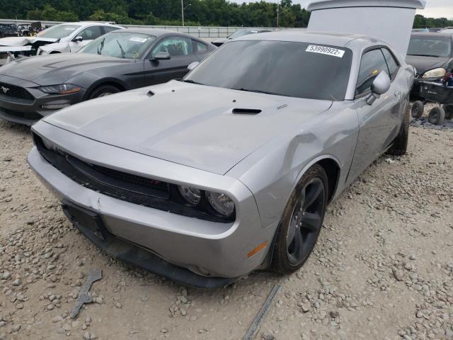 2C3CDYBT0DH744095 - 2013 DODGE CHALLENGER SILVER photo 2