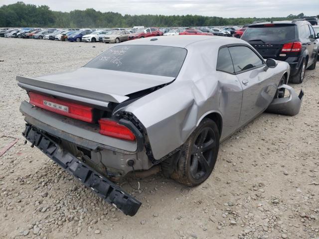 2C3CDYBT0DH744095 - 2013 DODGE CHALLENGER SILVER photo 4