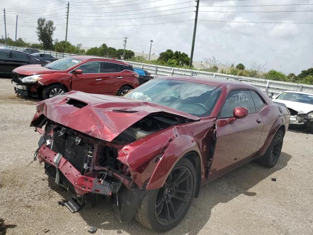 2C3CDZFJ6MH517752 - 2021 DODGE CHALLENGER BURGUNDY photo 2
