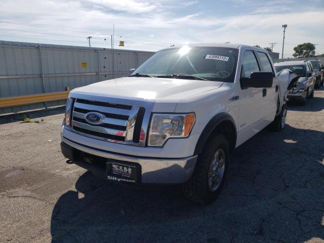 1FTFW1ET6DFD13123 - 2013 FORD F150 SUPER WHITE photo 2